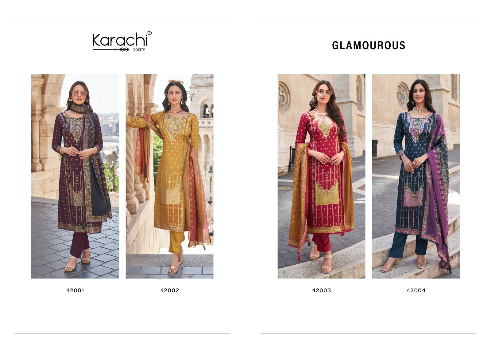 Glamourous By Kesar Jam Satin Digital Printed Dress Material Wholesale Price In Surat
